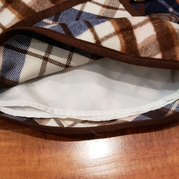 Janie and Jack NWT 3-6 months pink sweater cape and matching plaid skirt - Picture 9 of 10